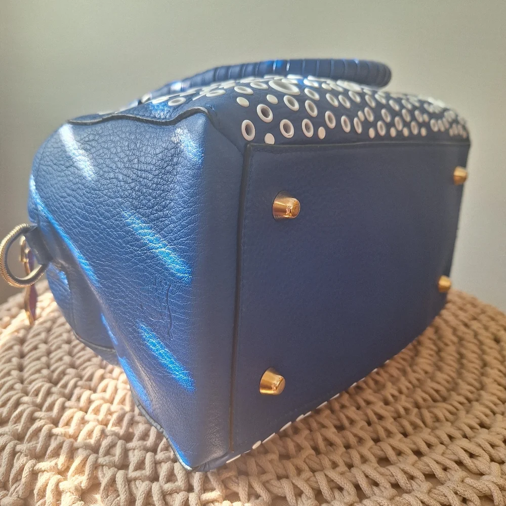 Christian Louboutin Panettone eylet bowler satchel RARE - Picture 12 of 17